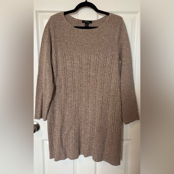 Style & Co. Dresses & Skirts - NWOT Style & Co. Tan Knit Sweater